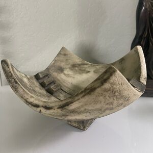 Beautiful & unique handmade bowl Use to display decorative accents on a tabletop